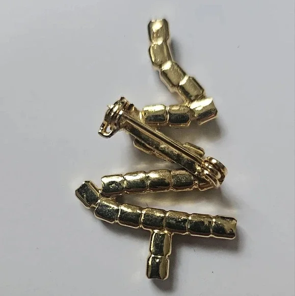 Costume Jewelry Christmas Rhinestone tree Holiday Brooch Pins - Picture 4 of 5